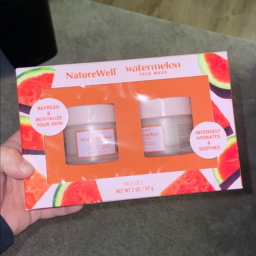 Natures Way Watermelon 2pk Face Mask